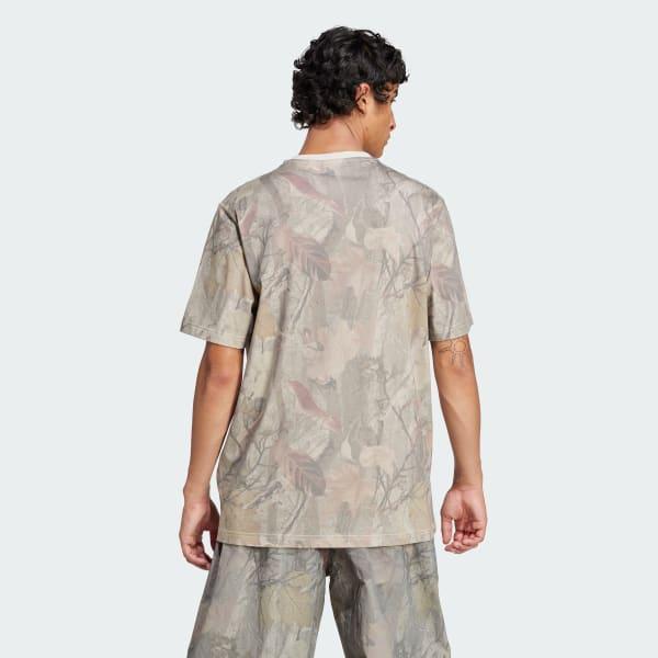 adidas Camo Tee Black 2XL Mens Product Image