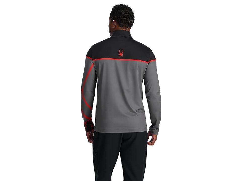 Spyder Capitol Zip T-Neck (Polar) Men's Clothing Product Image