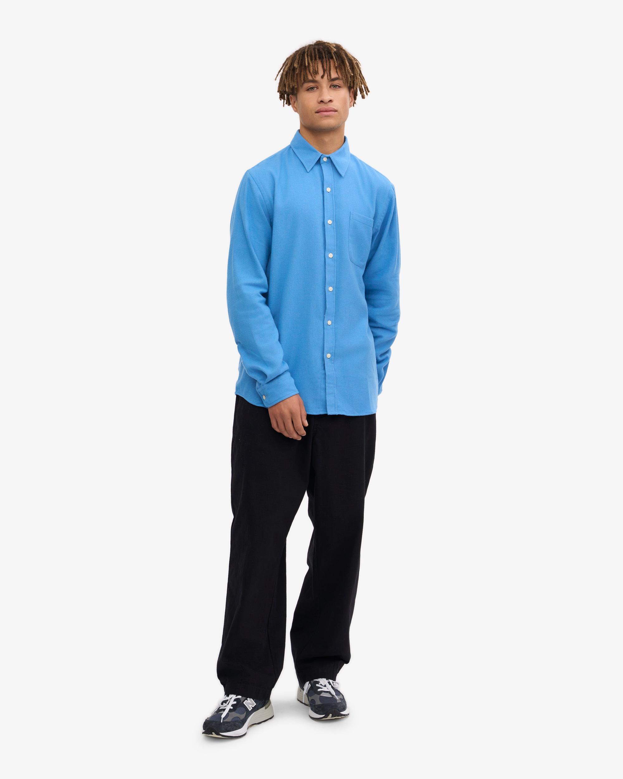 Organic Flannel Shirt - Sahara Camel Product Image