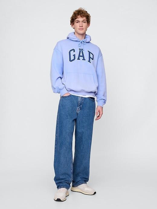 VintageSoft Oversized Logo Hoodie Product Image