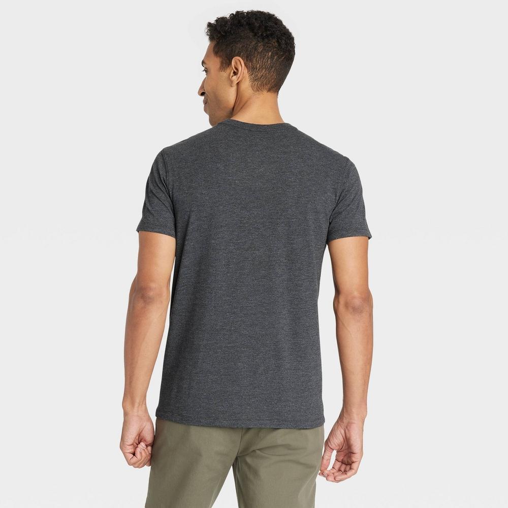 Men's Every Wear Short Sleeve T-Shirt - Goodfellow & Co™ Railroad XXL: Midweight, Crew Neck Product Image