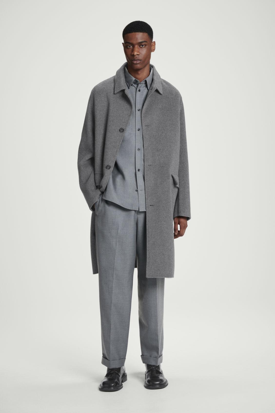 RELAXED WOOL-BLEND UTILITY SHIRT Product Image