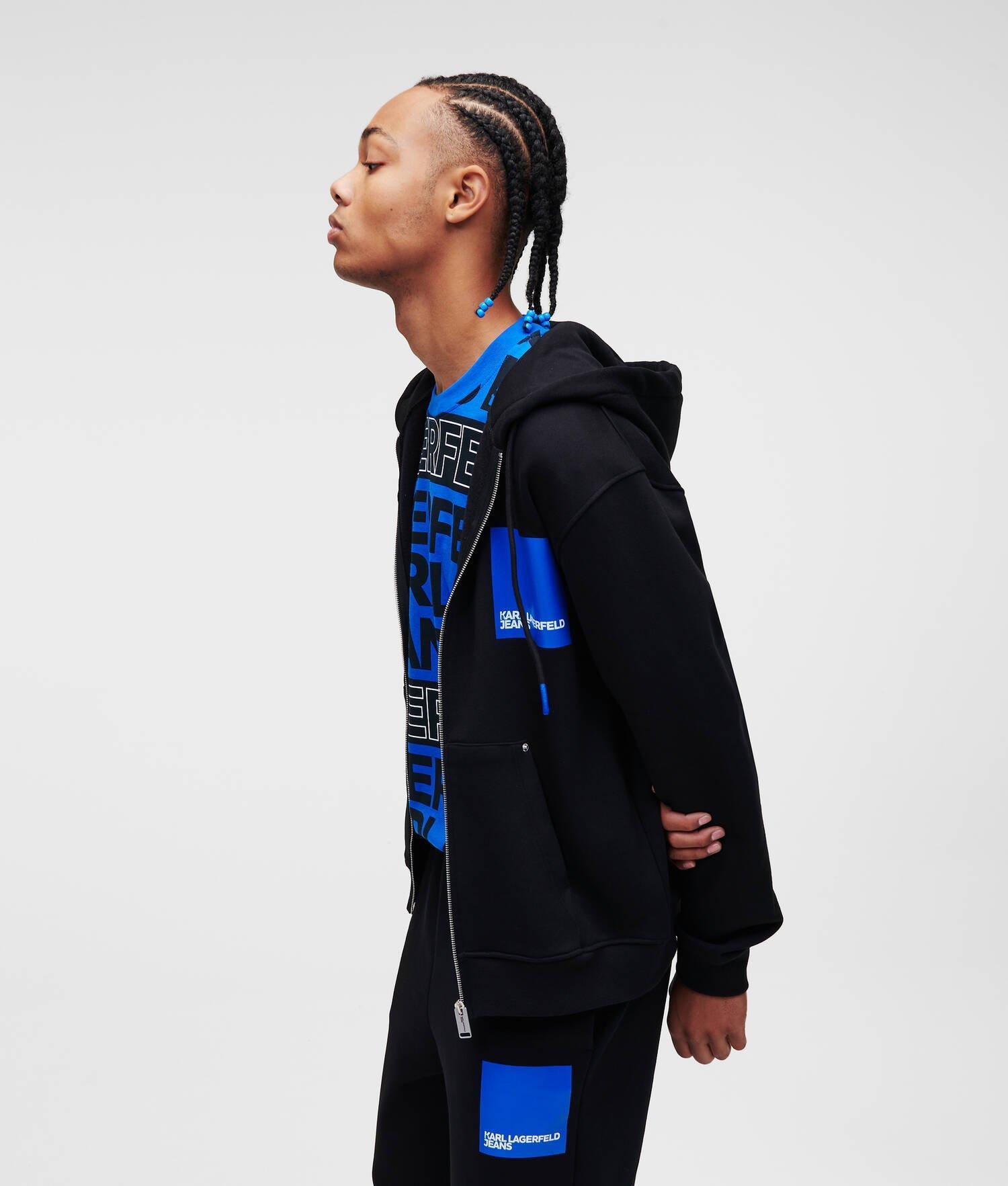 KLJ BOX LOGO ZIP-UP HOODIE Product Image