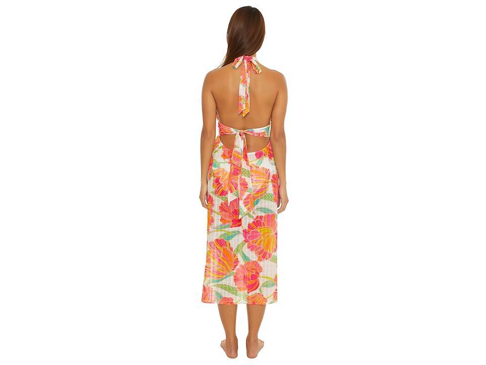 Trina Turk Poppy High Neck Dress Multi) Women's Swimwear Product Image