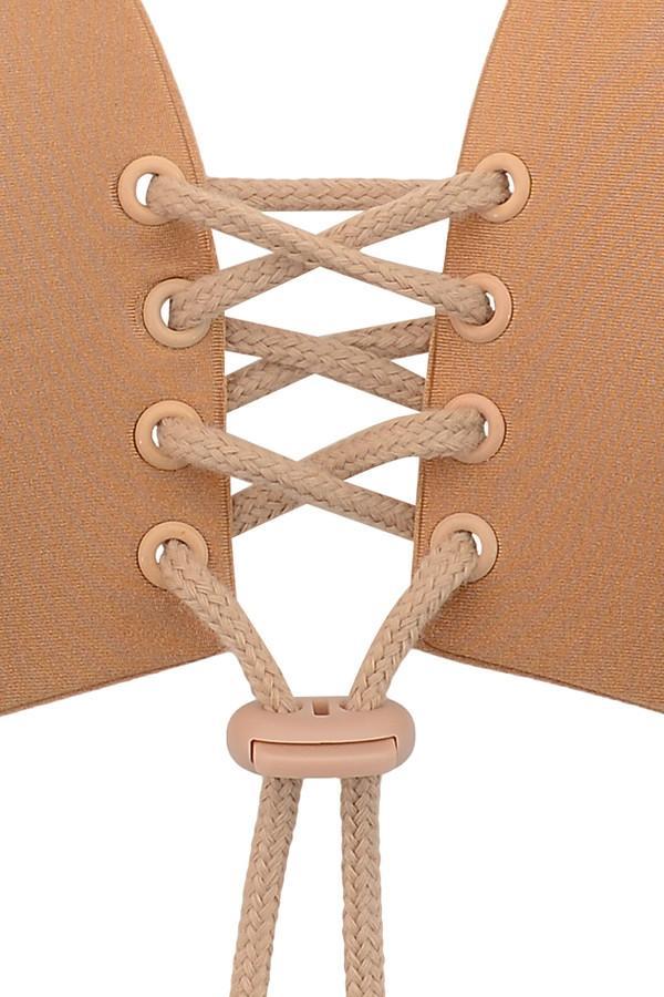 Ultra Push Up Invisible Bra - Caramel Product Image