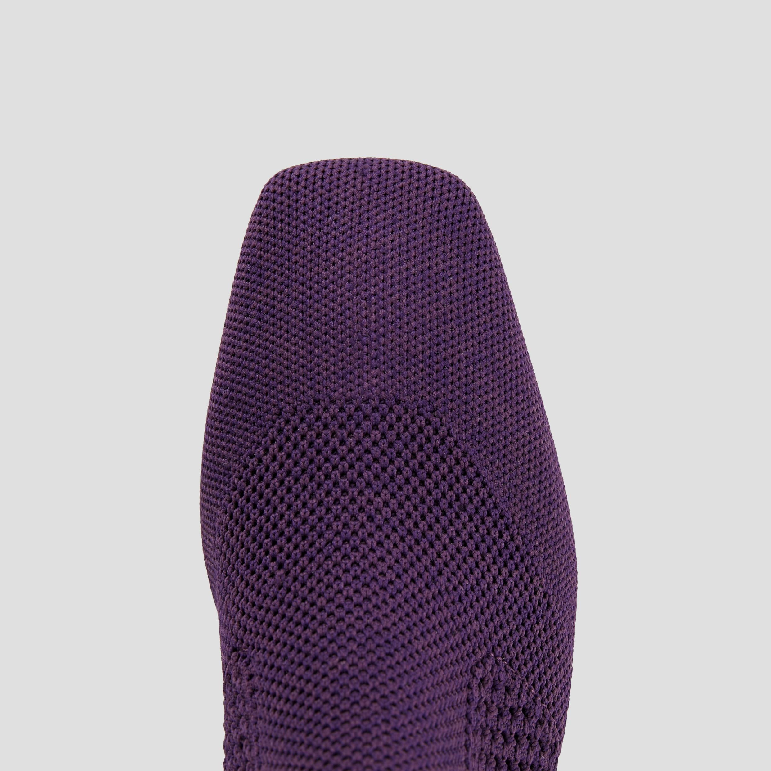 Square-Toe Perforated Heeled Boots (Melissa) Product Image
