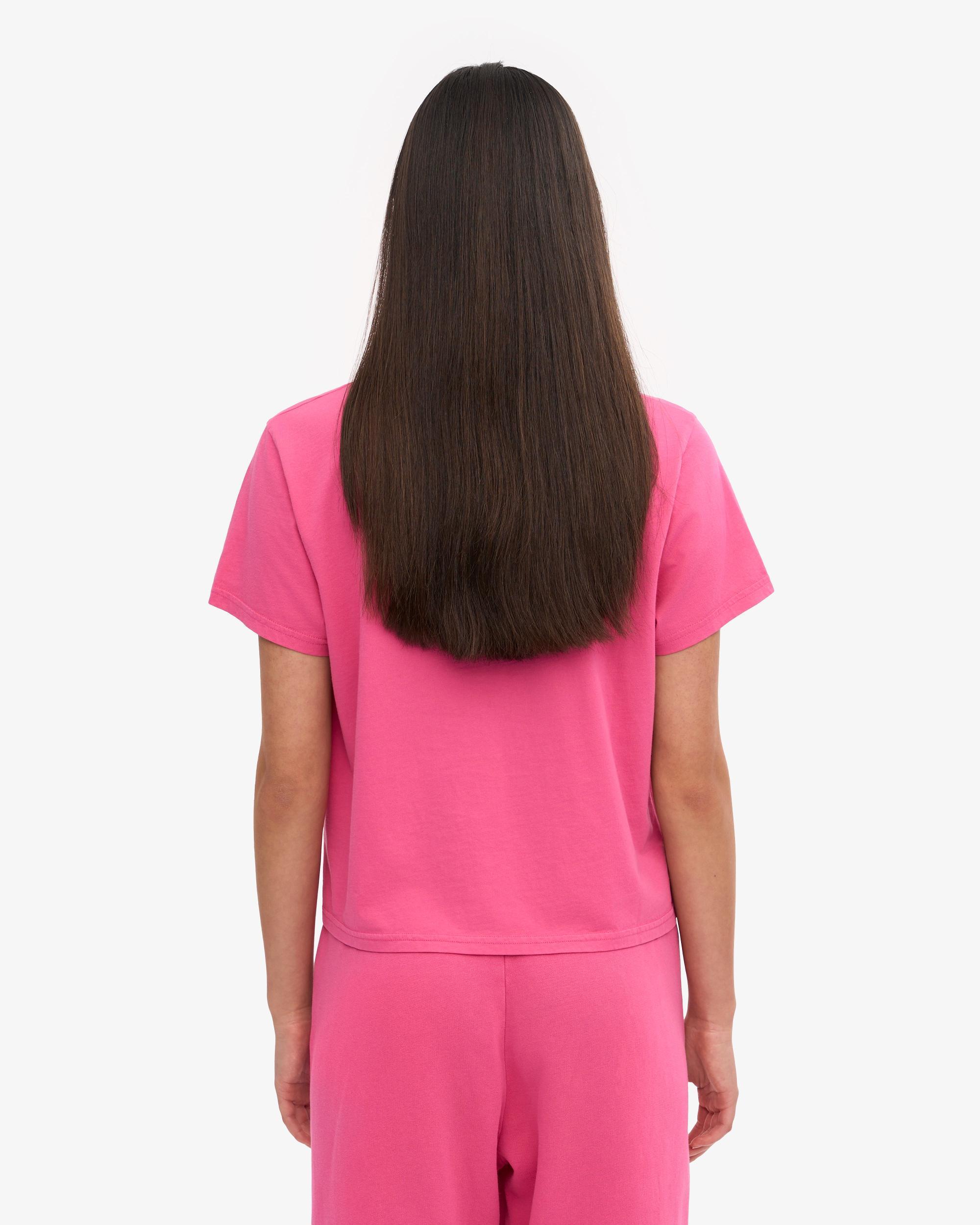 Organic Boxy Crop Tee - Ultra Violet Product Image