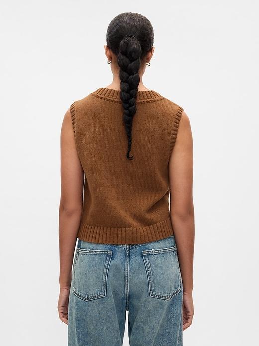 Oversized Sweater Vest Product Image