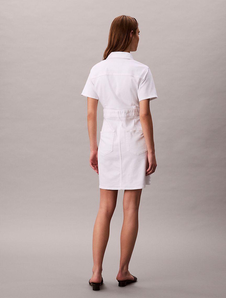 Denim Trucker Dress Product Image
