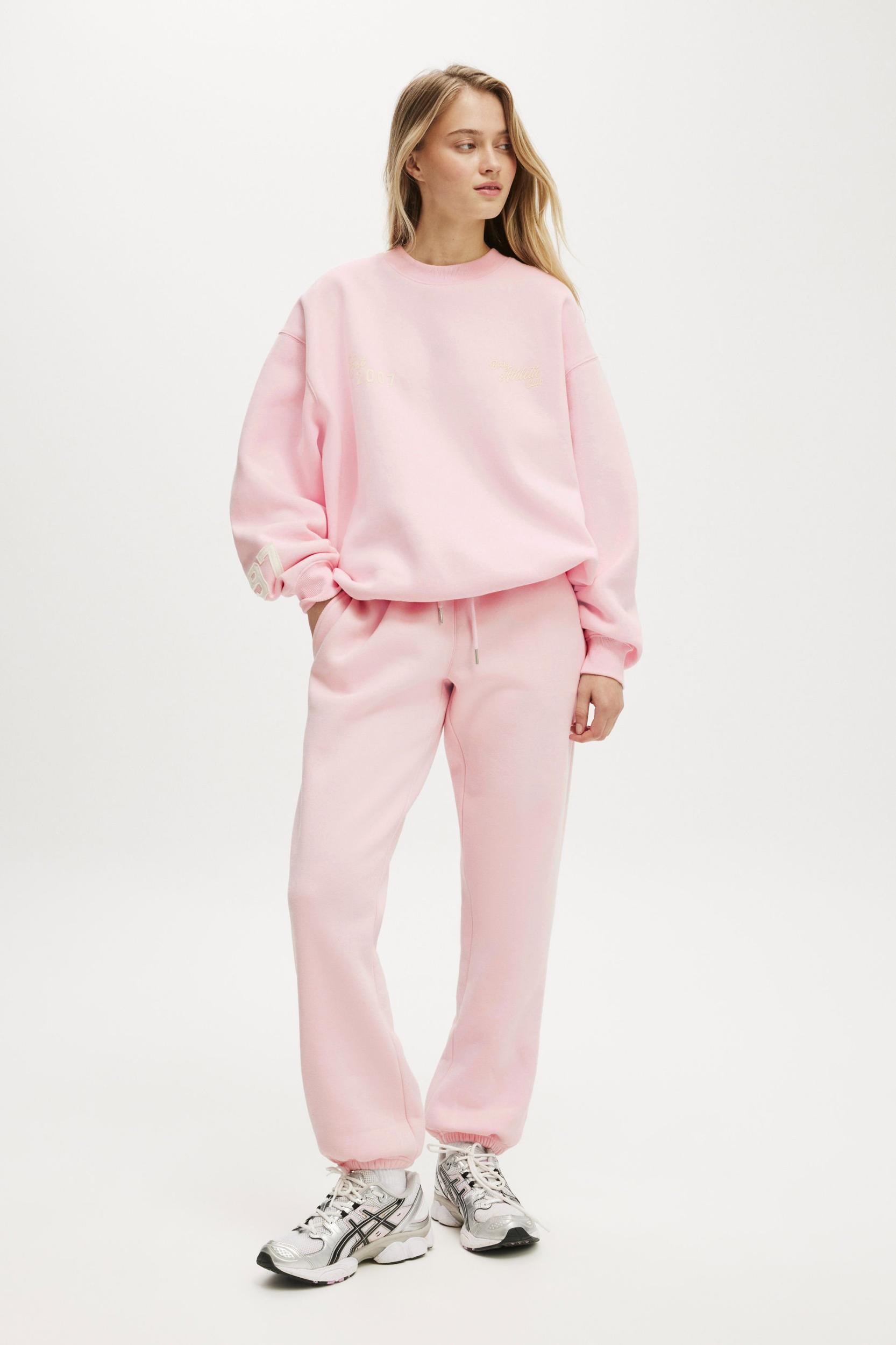 Plush Graphic Crew Sweatshirt Product Image