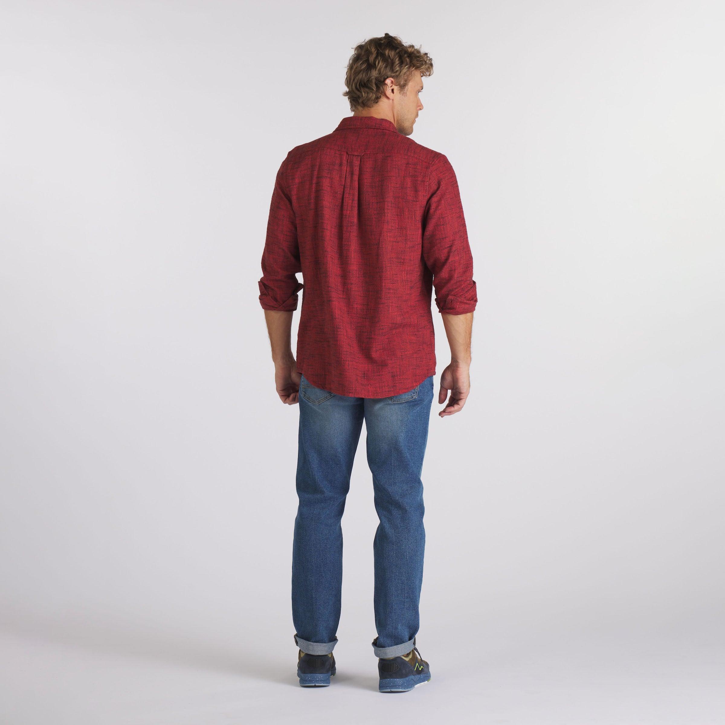 Linear Slub Twill Shirt - Ketchup Product Image