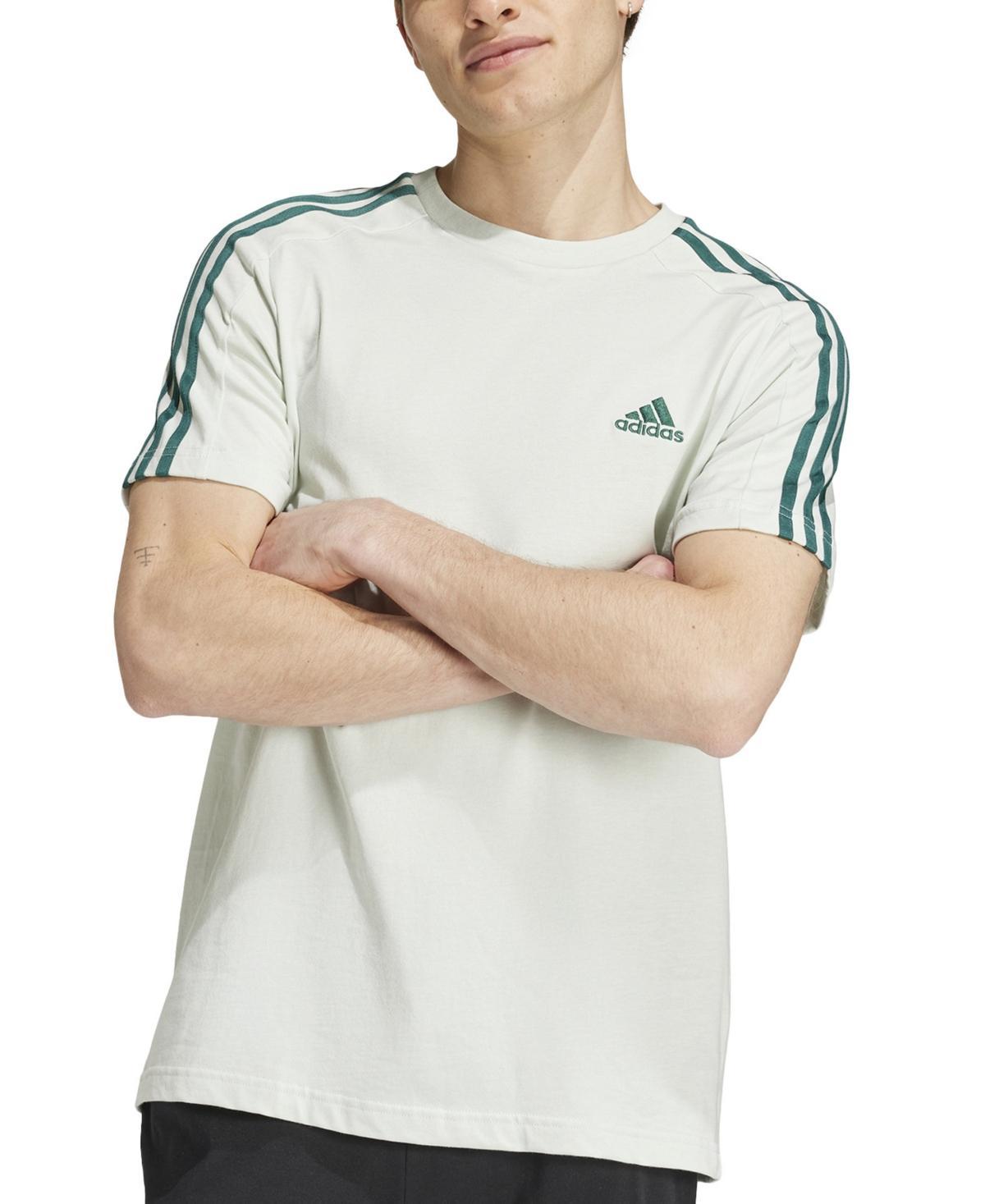 Men's adidas Sportswear Essentials 3-Stripes Tee, Size: XXL, Better Red Product Image