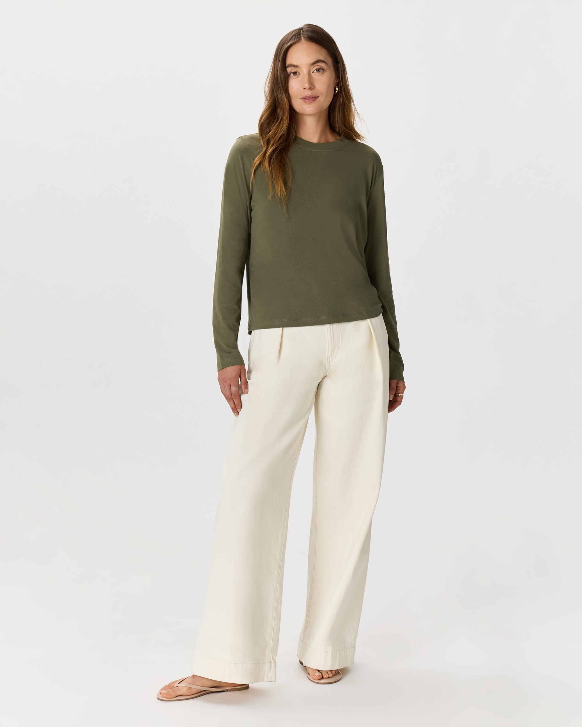 Quince | Women's Cotton Modal Relaxed Long Sleeve T-Shirt Cotton/Modal Product Image