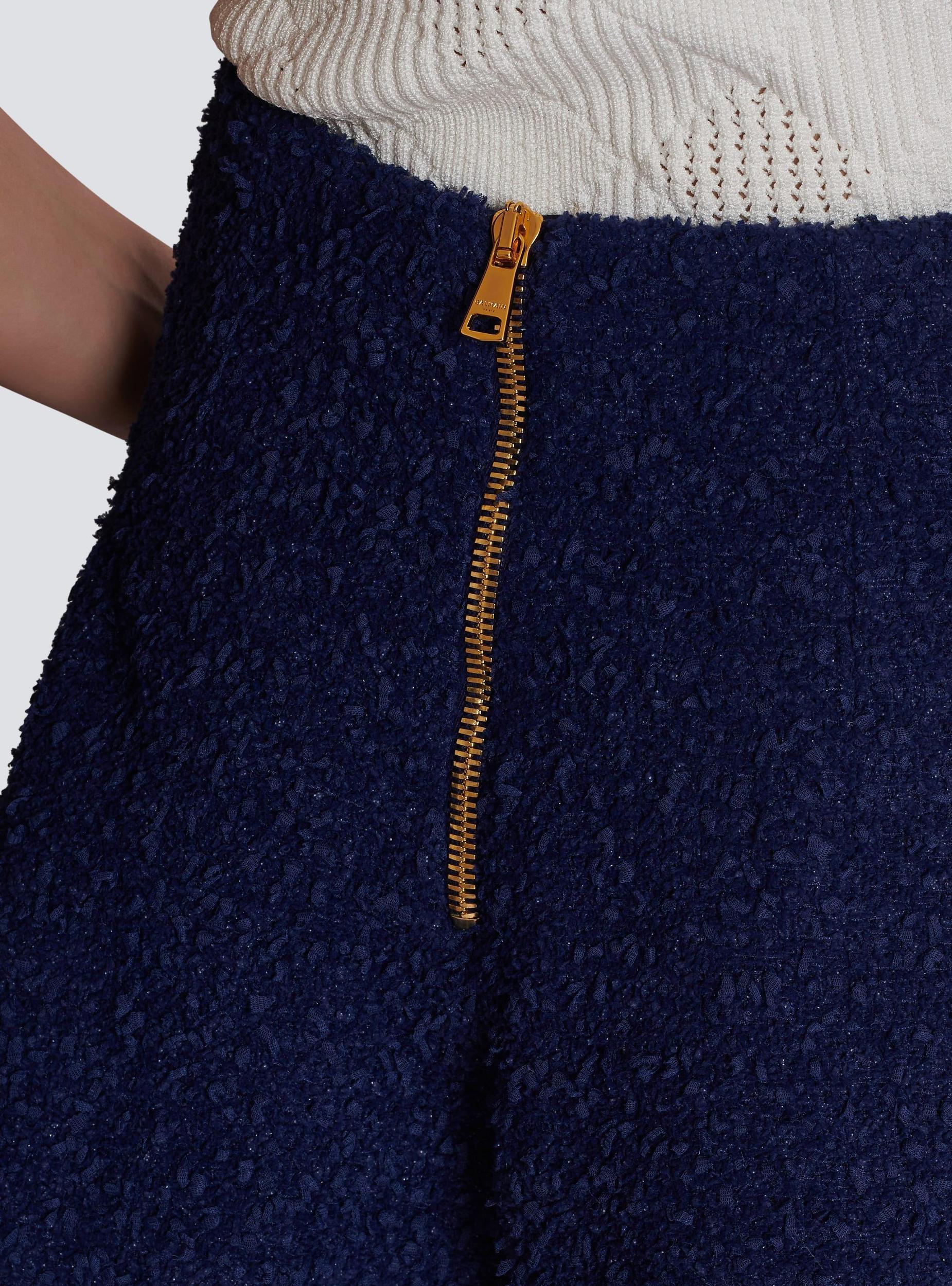 Belted tweed shorts with Snail buttons Product Image