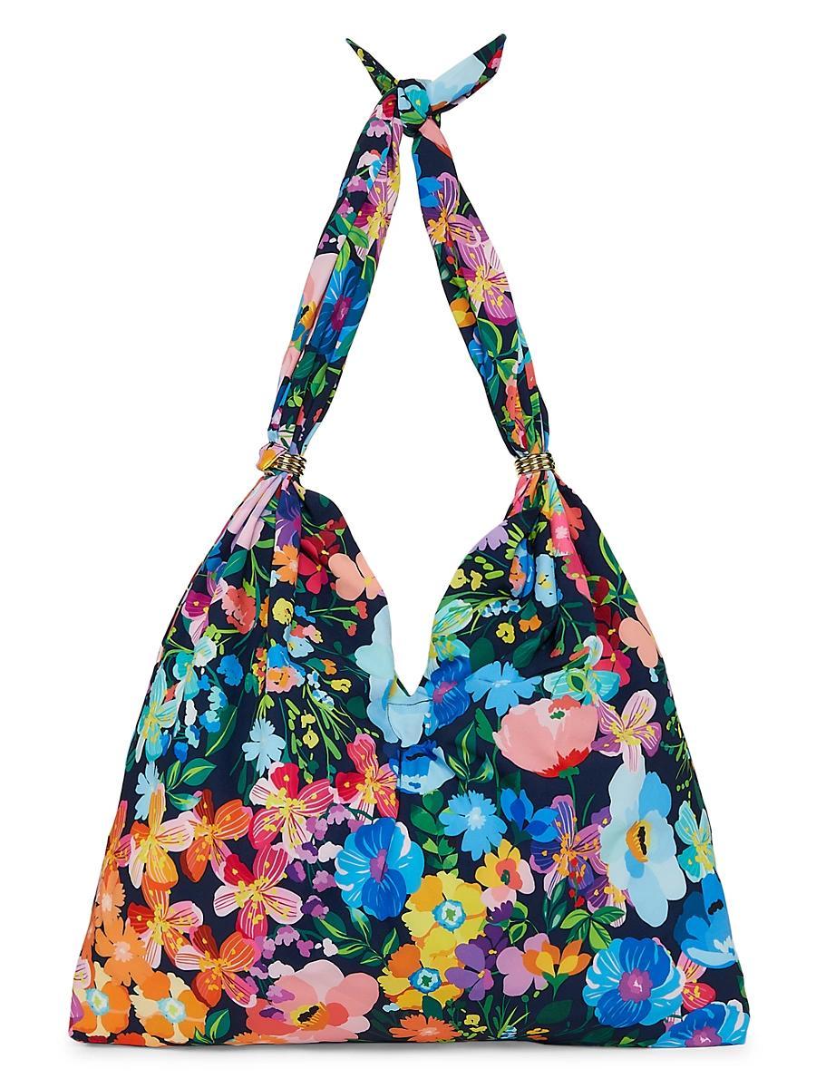 Womens Floral Ring Beach Bag Product Image