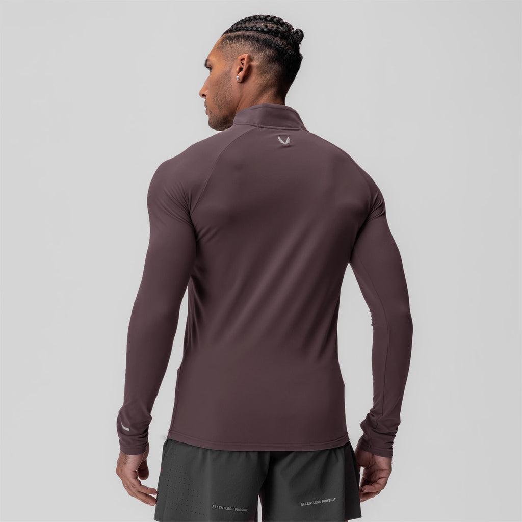 0906. Thermal Training Quarter Zip - Black "Cyber" Product Image