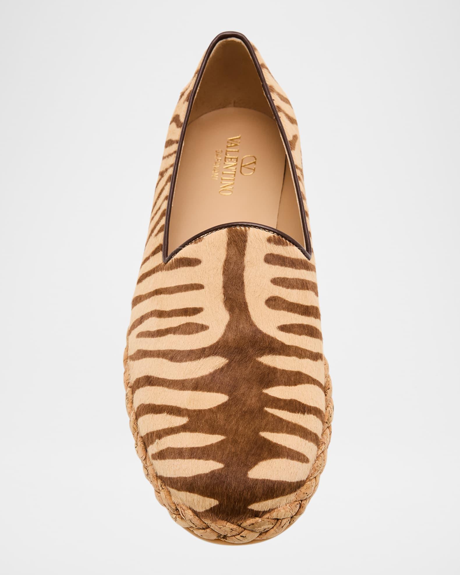 Men's Tiger Stripe Calf Hair Espadrilles Product Image