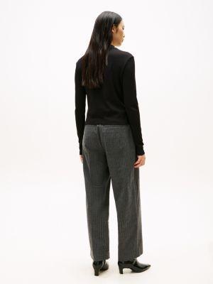Mockneck Stretch Knit Top Product Image