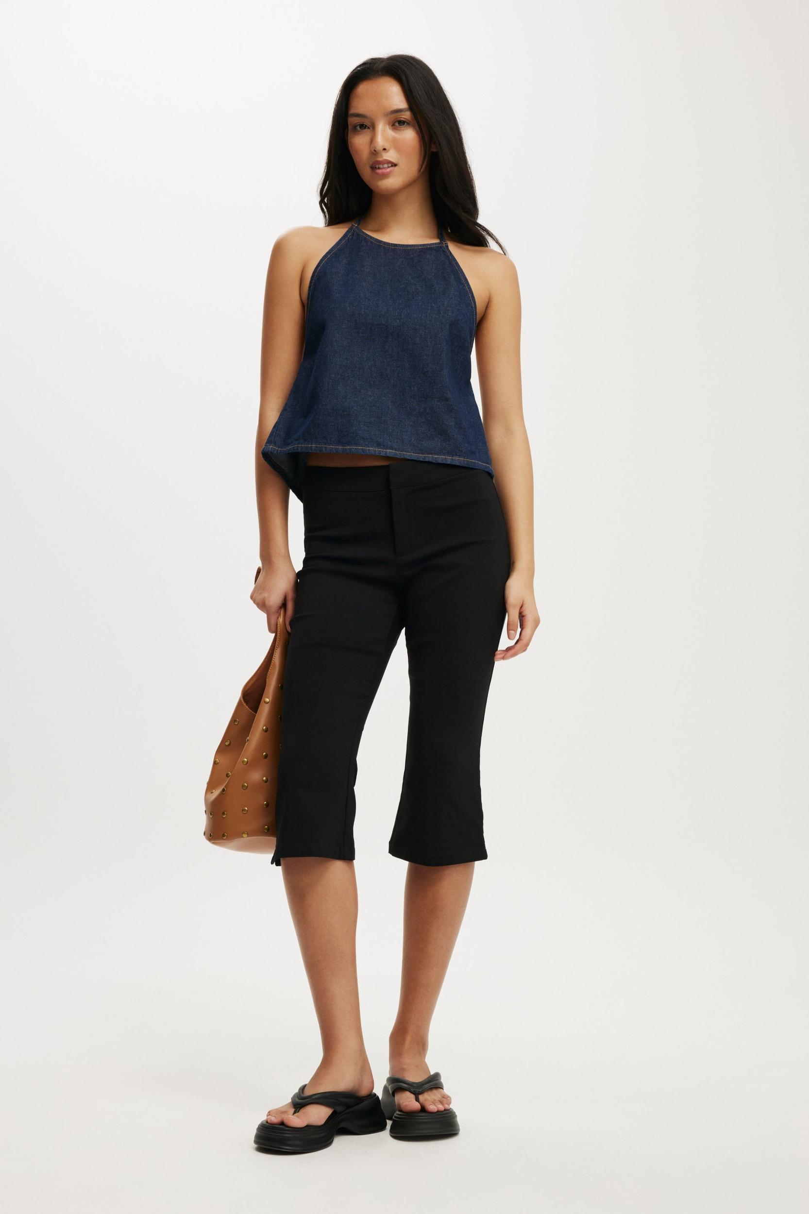 Ali Denim Halter Top Product Image