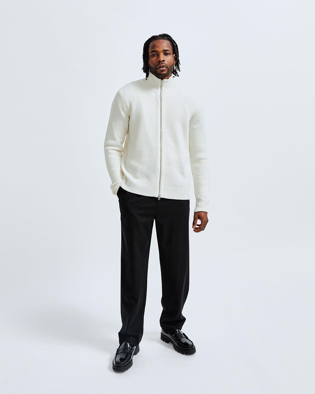 Heavyweight Merino Vinnie Track Jacket - Vault Male Product Image