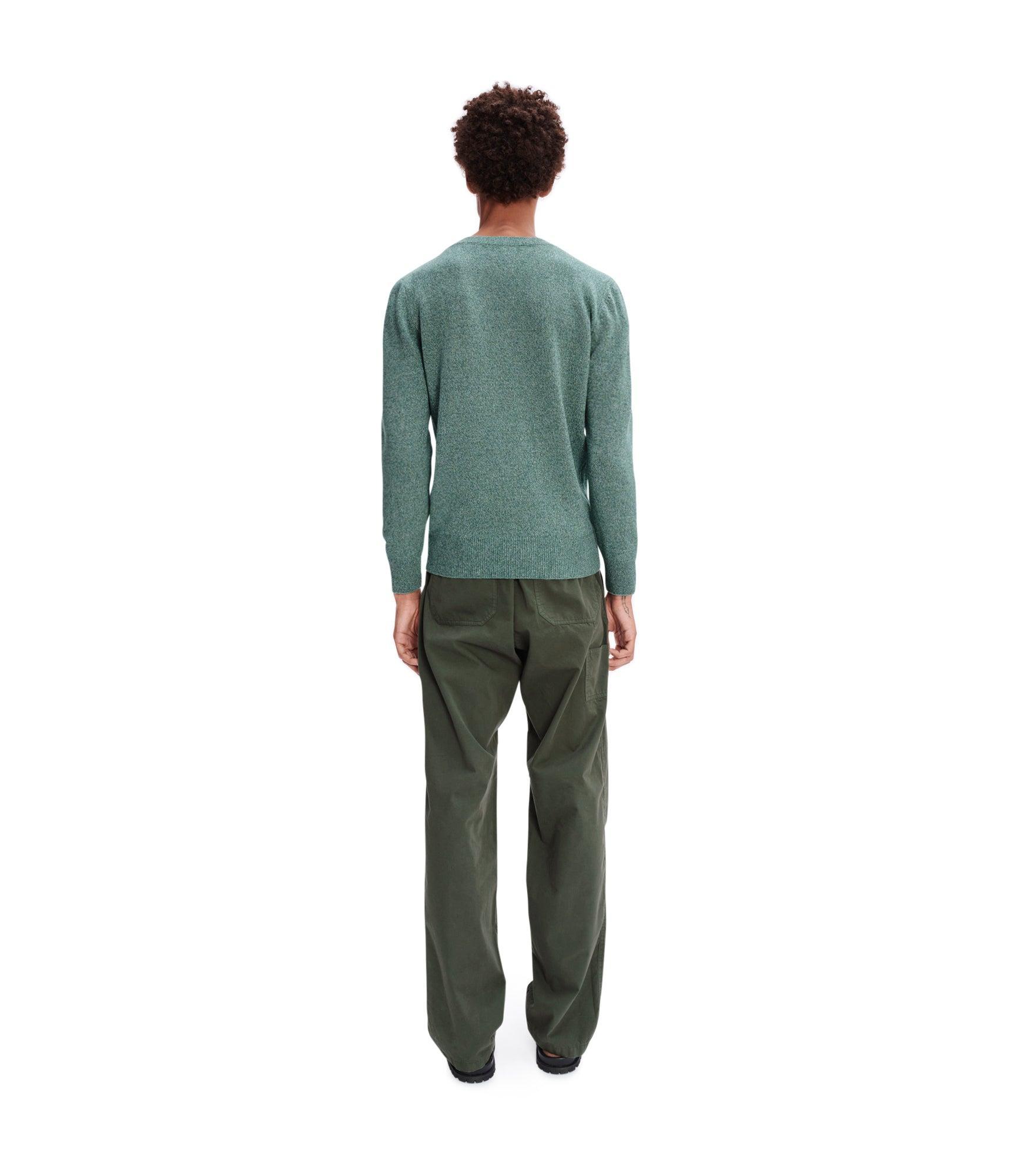 Regular-Fit Wool-Blend Suit Trousers in Blue Product Image