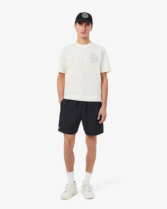 Mid Length Monochrome Swim Trunks Product Image