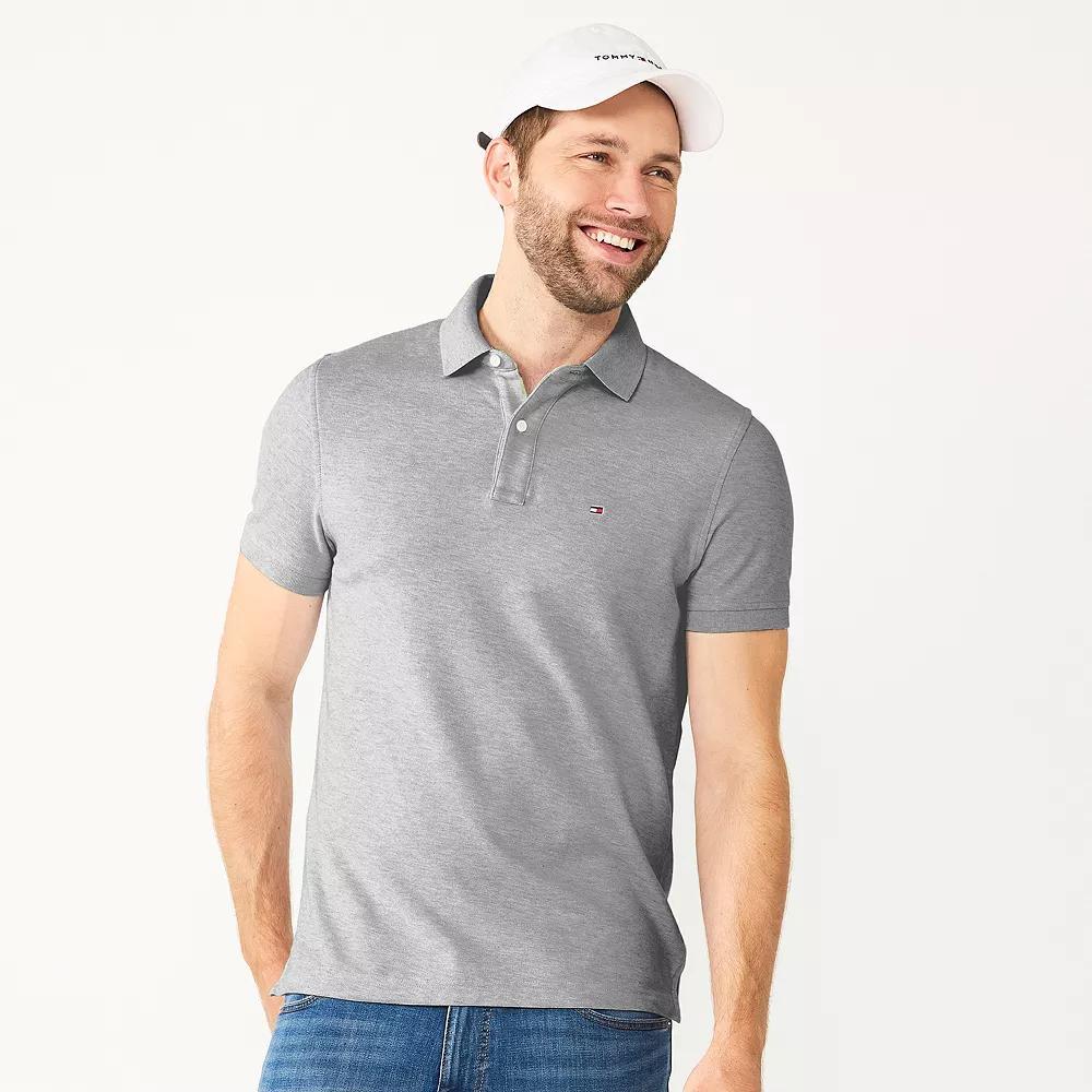 Men's Tommy Hilfiger Justin Polo, Size: XS, Gray Grey Product Image