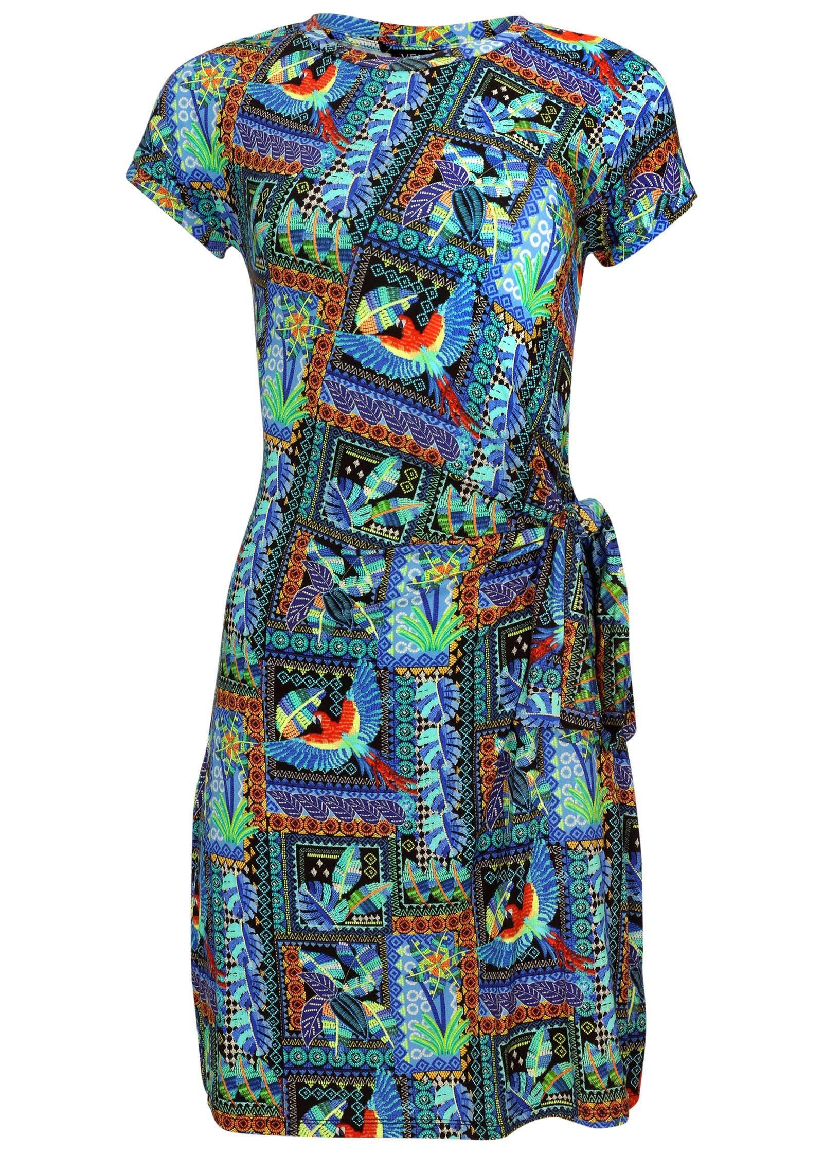 Tie-Front T-Shirt Dress - Market Menagerie Product Image