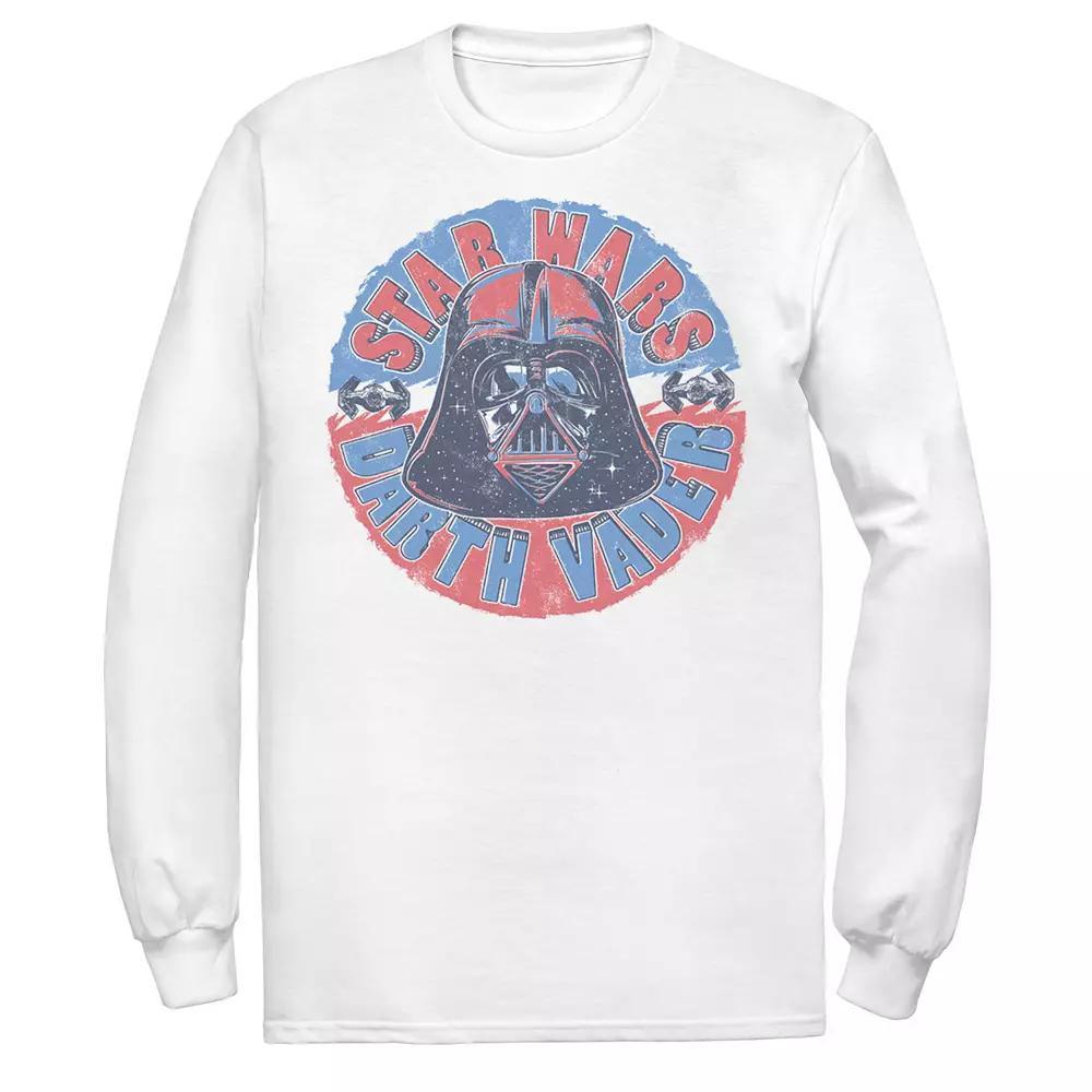 Men's Star Wars Darth Vader Circle Text Portrait Tee, Size: Large, White Product Image
