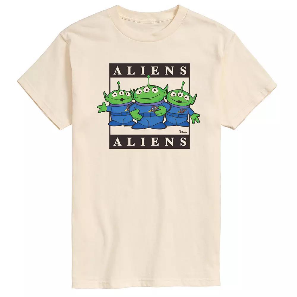 Disney / Pixars Toy Story 4 Mens Aliens Graphic Tee Ivory Product Image