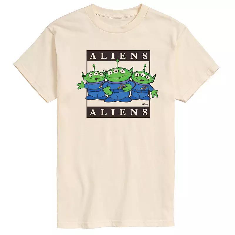 Disney / Pixars Toy Story 4 Mens Aliens Graphic Tee Ivory Product Image