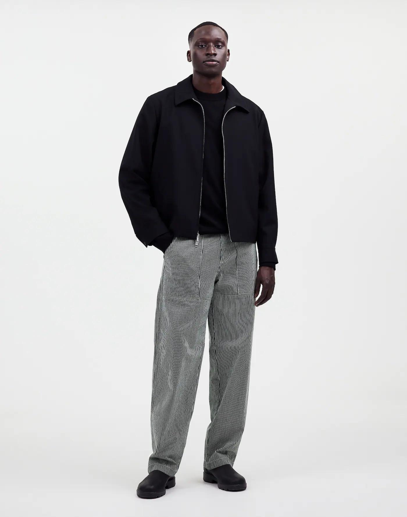 Baggy Surplus Pants in Stripe Product Image