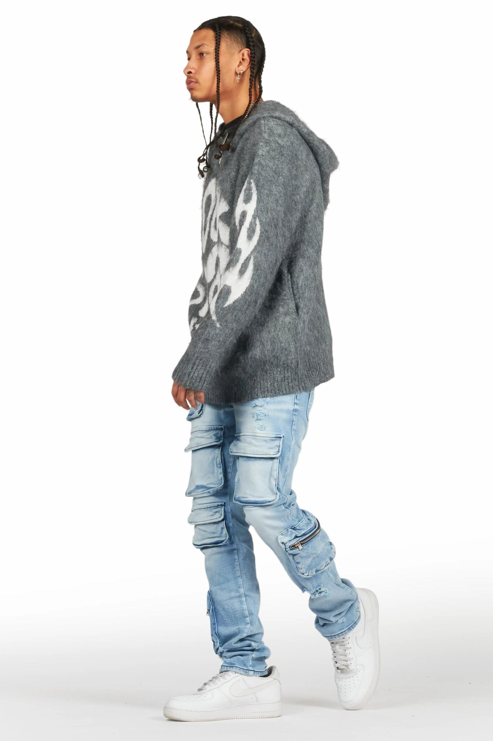 Korol Blue Skinny Fit Jean Male Product Image