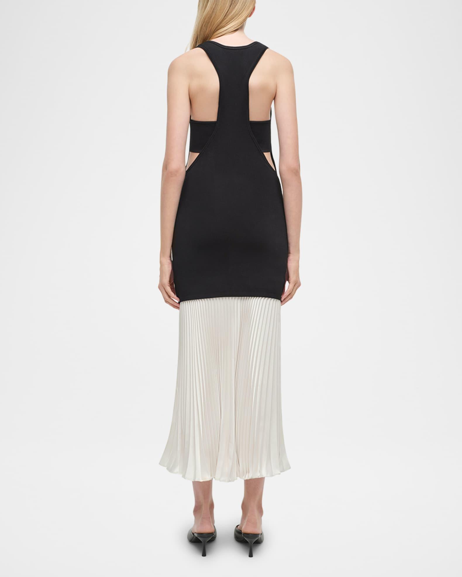 Zaden Sleeveless Combo Midi Dress Product Image