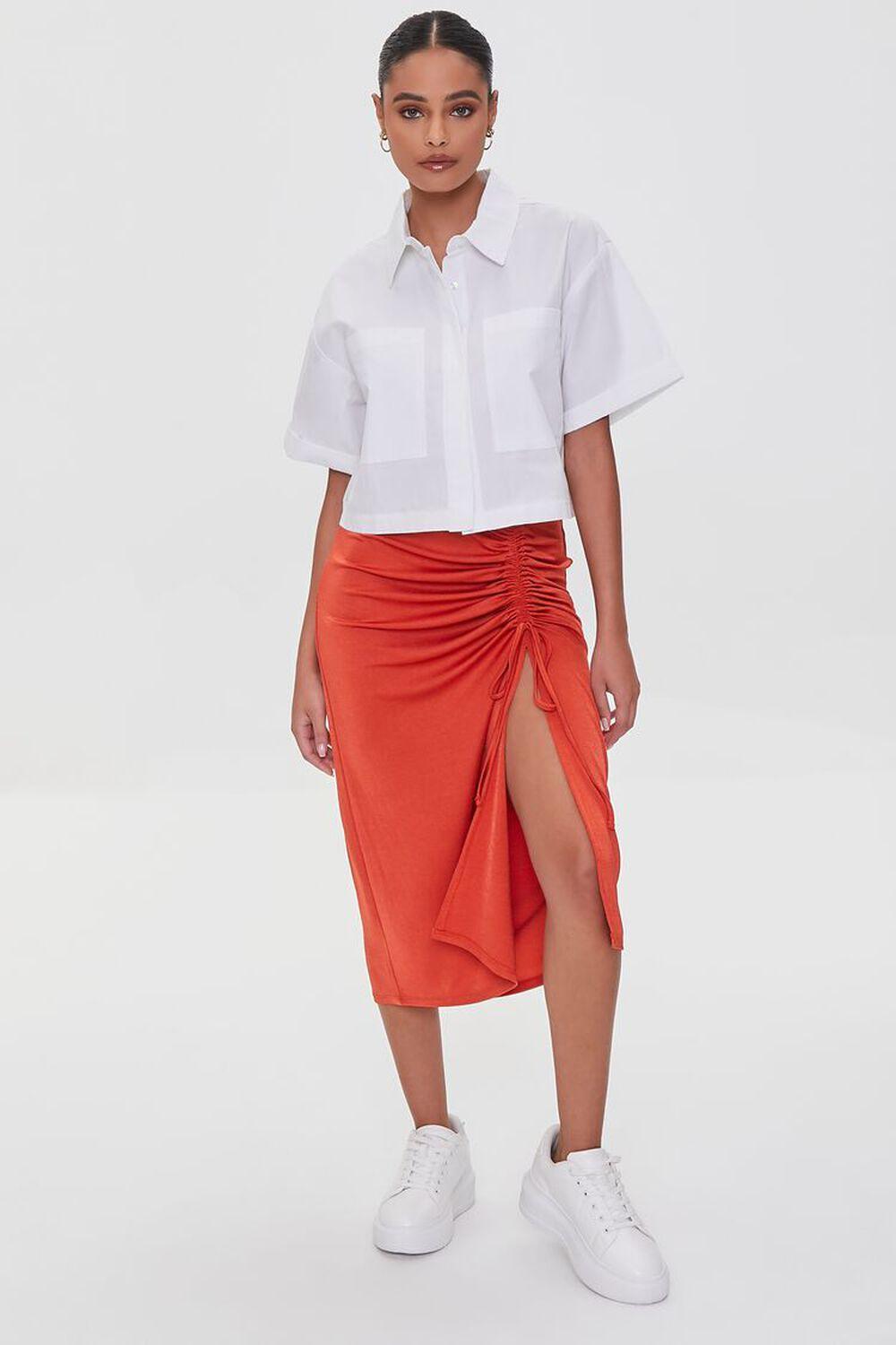 Ruched Drawstring Skirt | Forever 21 Product Image