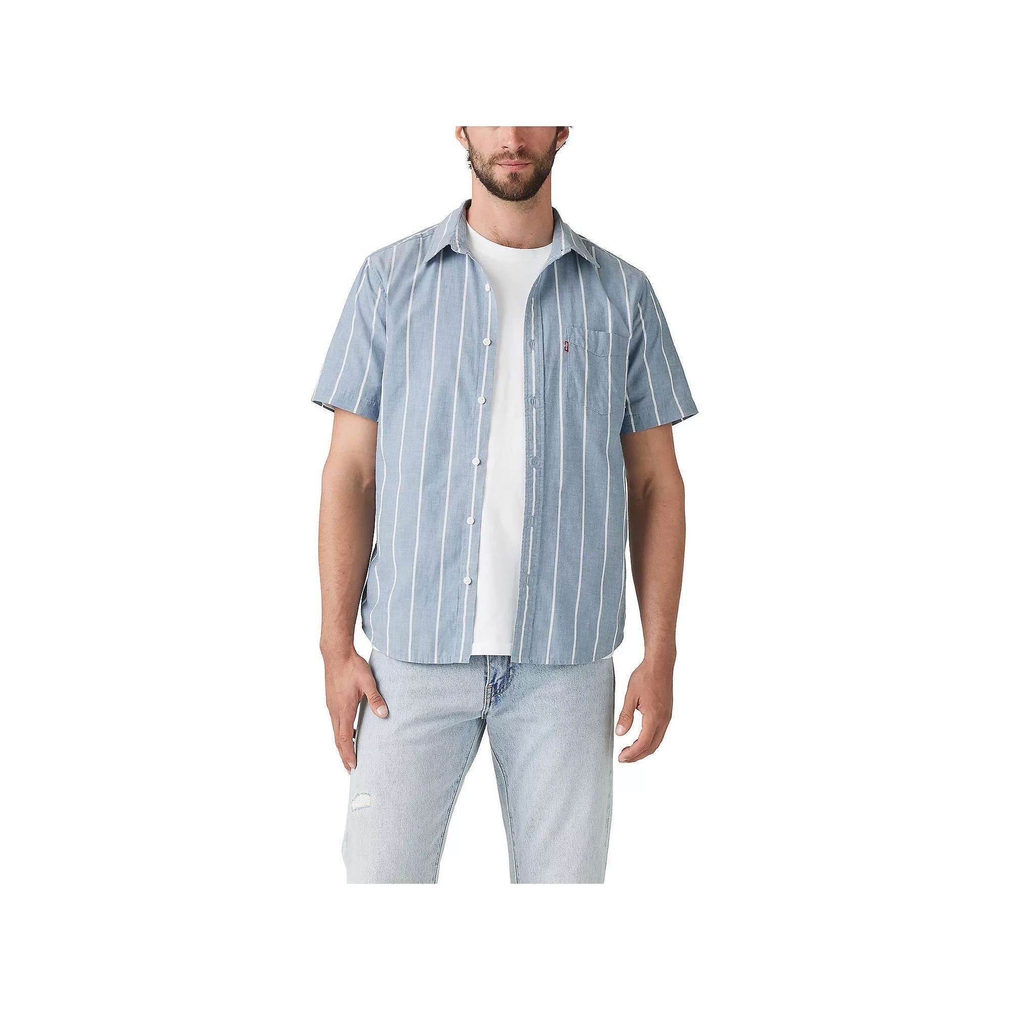 Men's Levi's® Classic Fit Button Down Short Sleeve Shirt, Size: Small, Hampton Bay Product Image