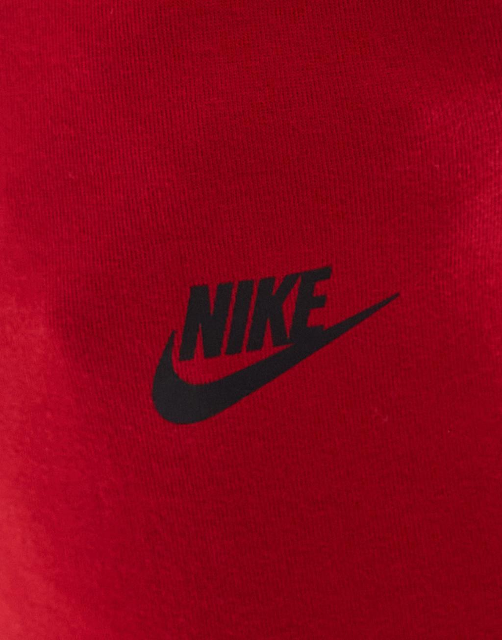 Nike Tech Fleece cuffed sweatpants in red Product Image