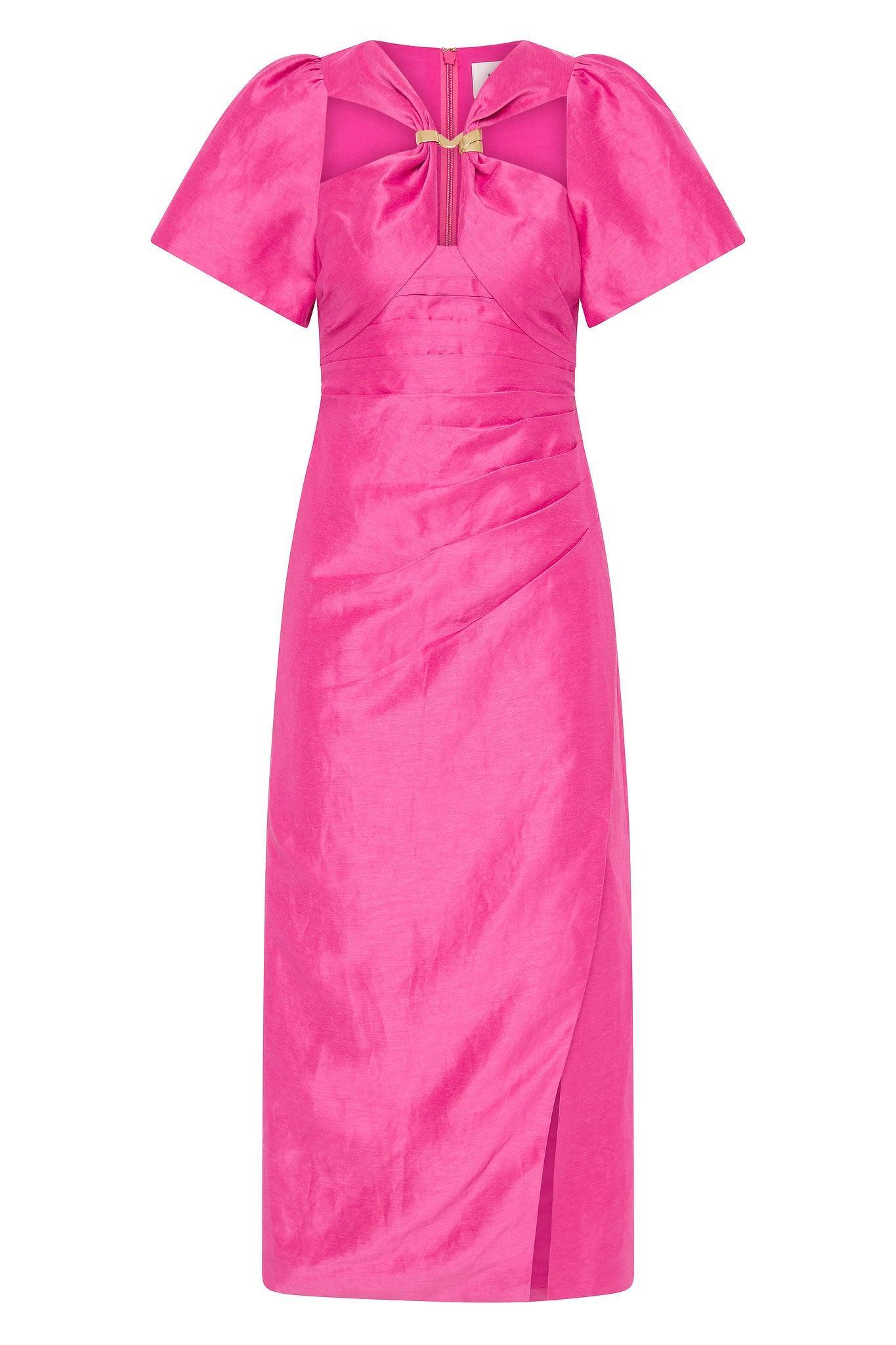 Presence Twisted Midi Dress Product Image