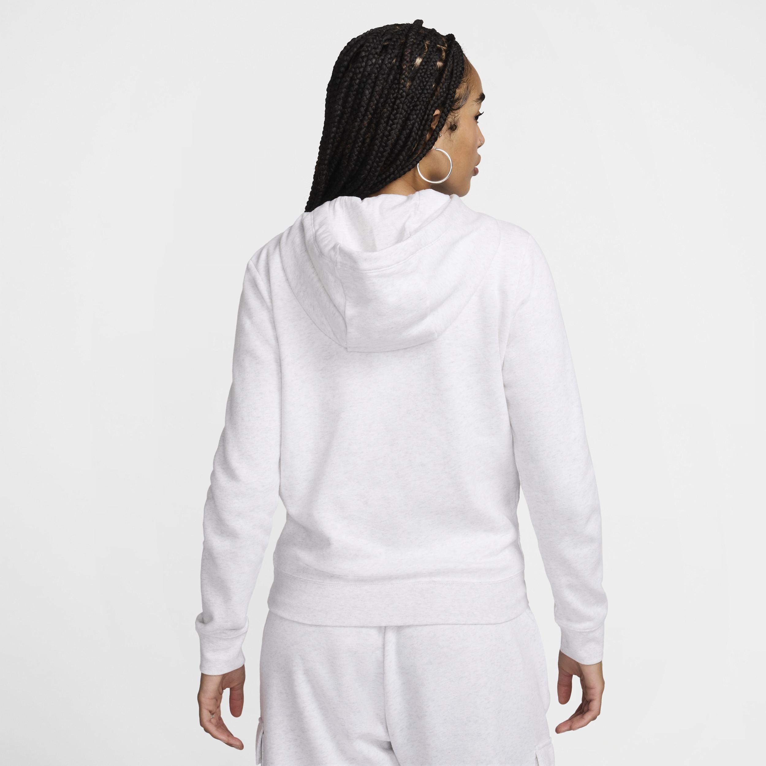 Women's Nike Sportswear Club Fleece Hoodie, Size: XS, Birch Grey Product Image