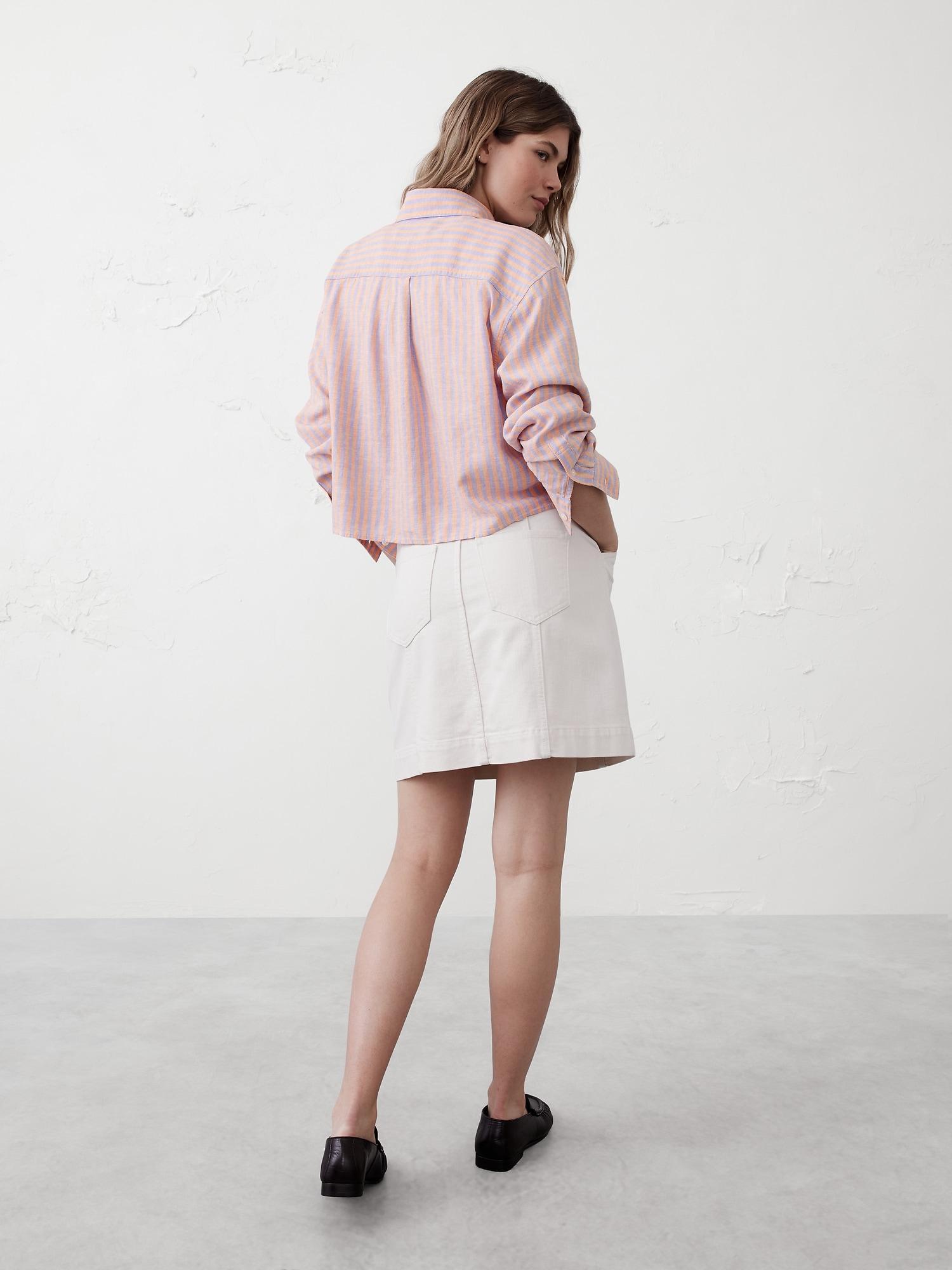 Boxy Button-Down Shirt Product Image