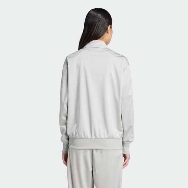 adidas Adicolor Classic Firebird Loose Track Top Grey Two S Womens Product Image
