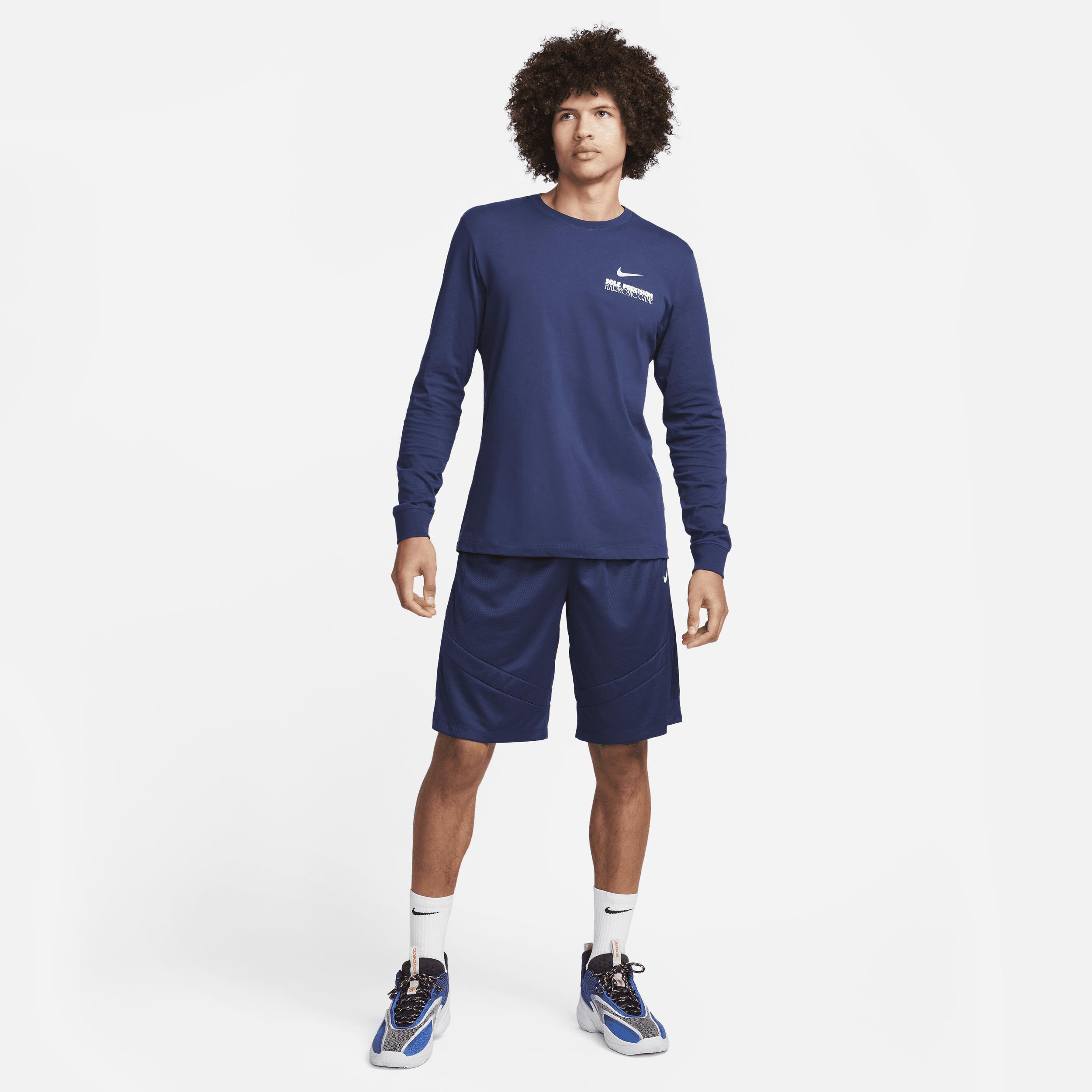 Men's Nike Dri-FIT Icon 11-in. Basketball Short, Size: XL, Black Navy Product Image