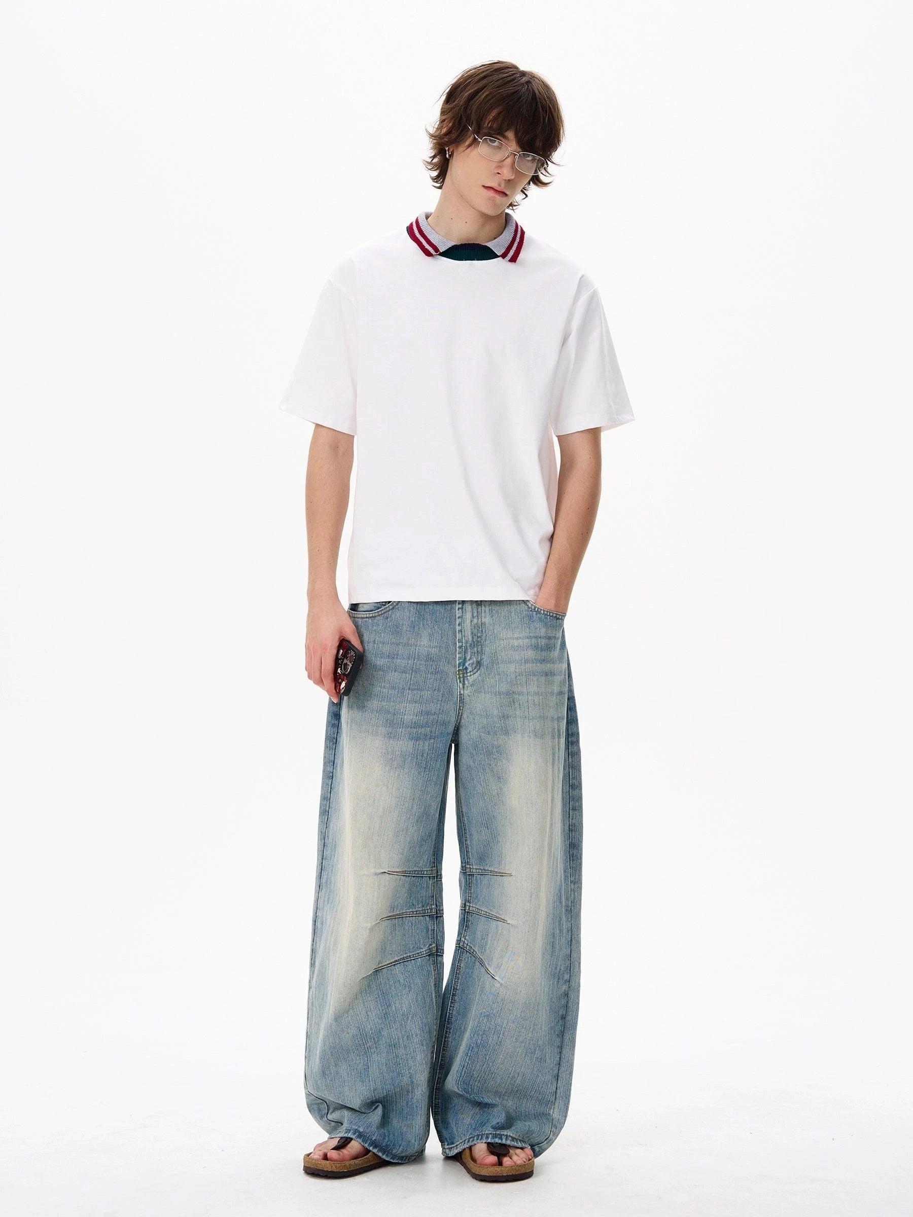 RT No. 18189 TWO PIECE KNIT COLLAR SHORT SLEEVE Product Image