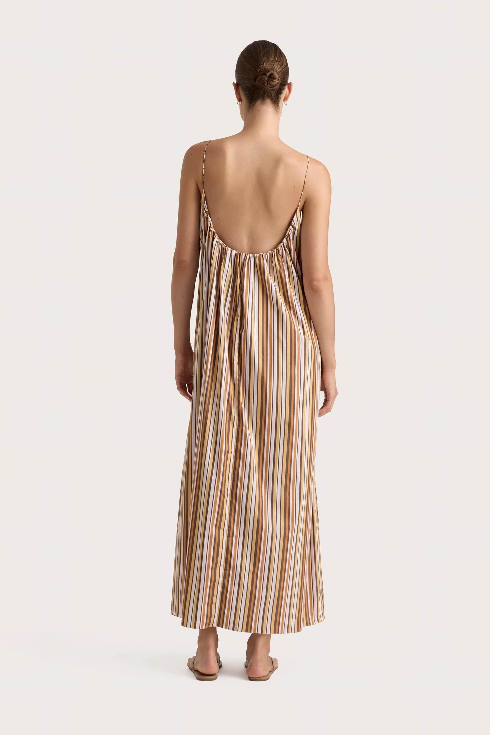 Jean Swim Top Terracotta Stripe - Final Sale Product Image