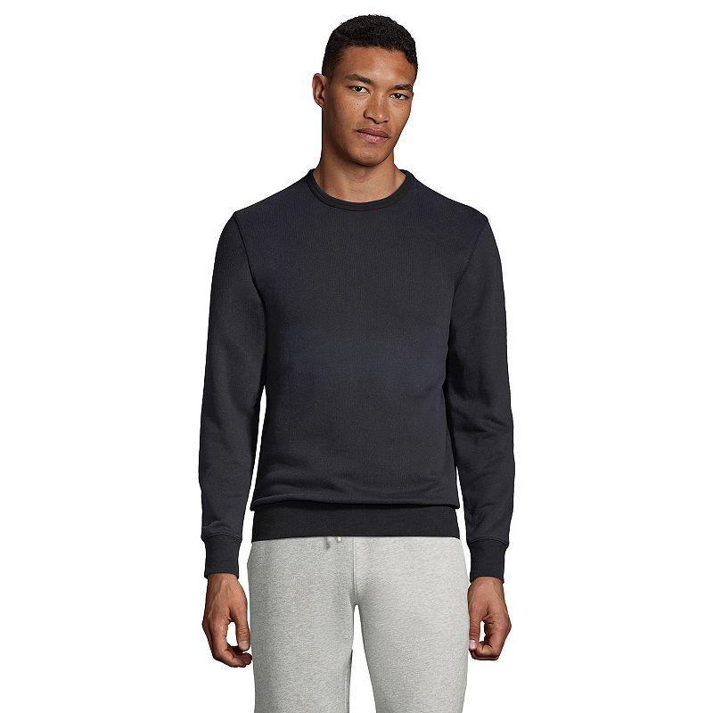 Big & Tall Lands' End Serious Sweats Crewneck Sweatshirt, Men's, Size: 2XB, Dk Grey Heather Product Image