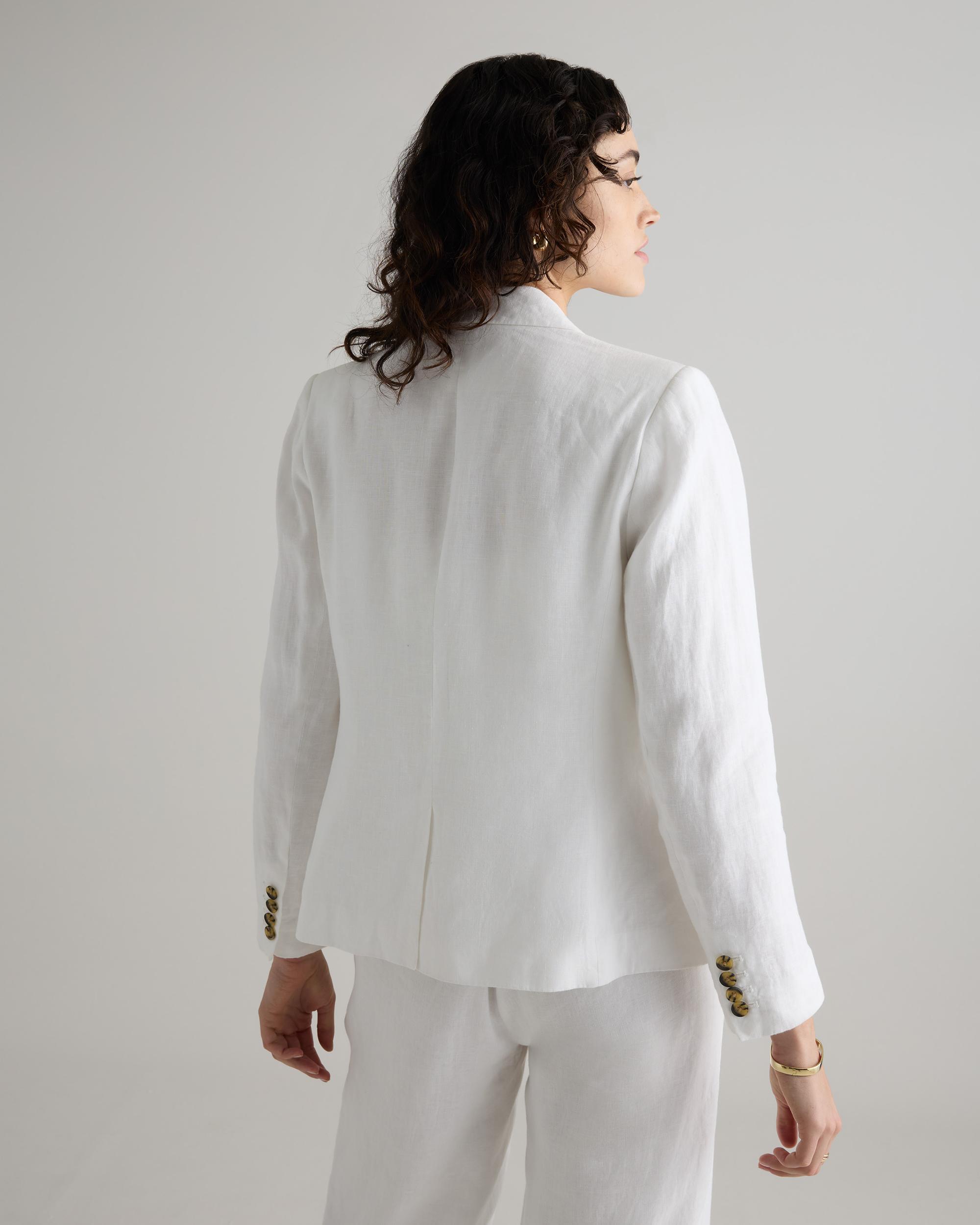 Quince | Women's 100% European Linen Structured Blazer Product Image