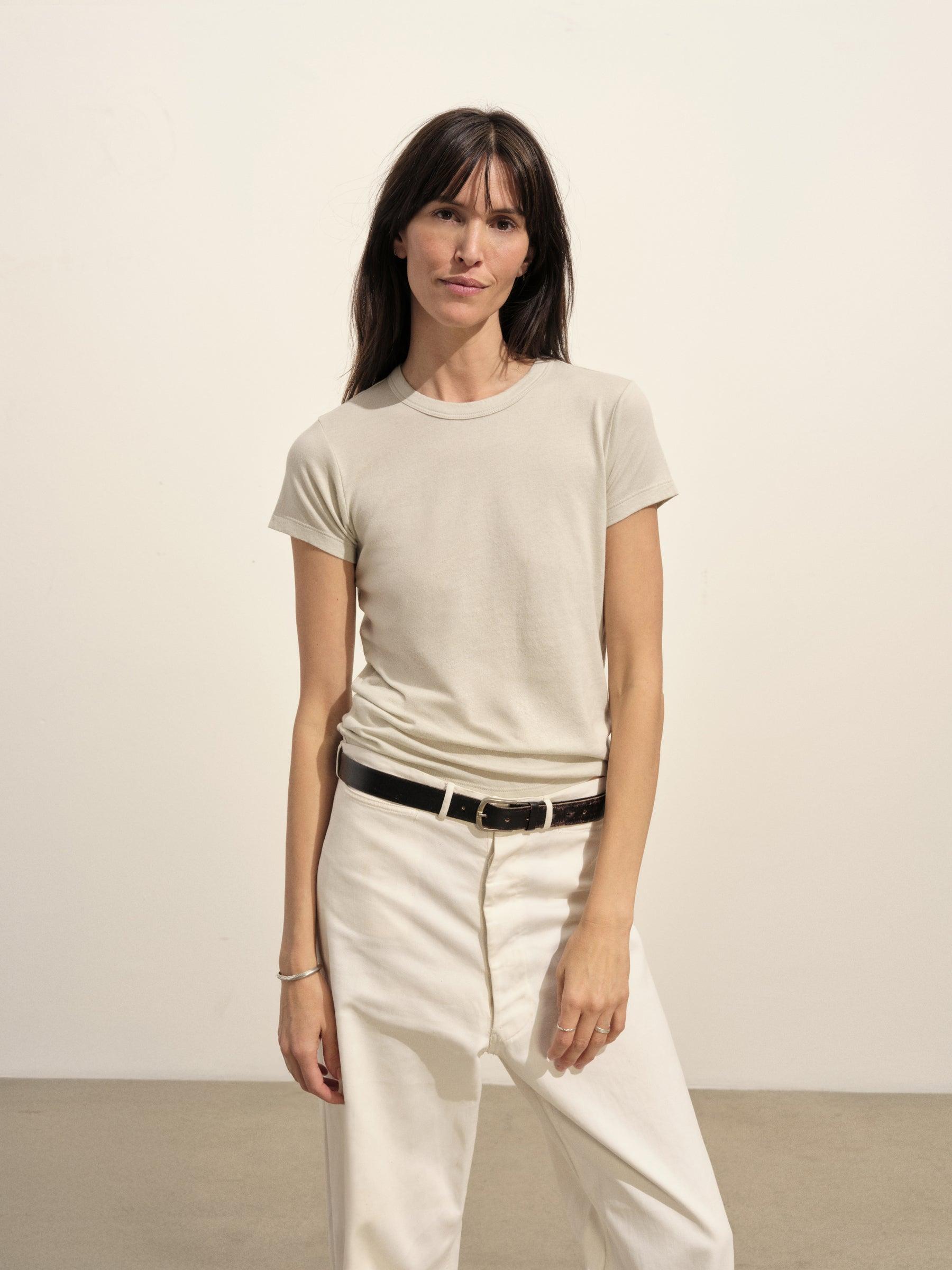 Oyster Cloud Jersey Slim Crew Product Image