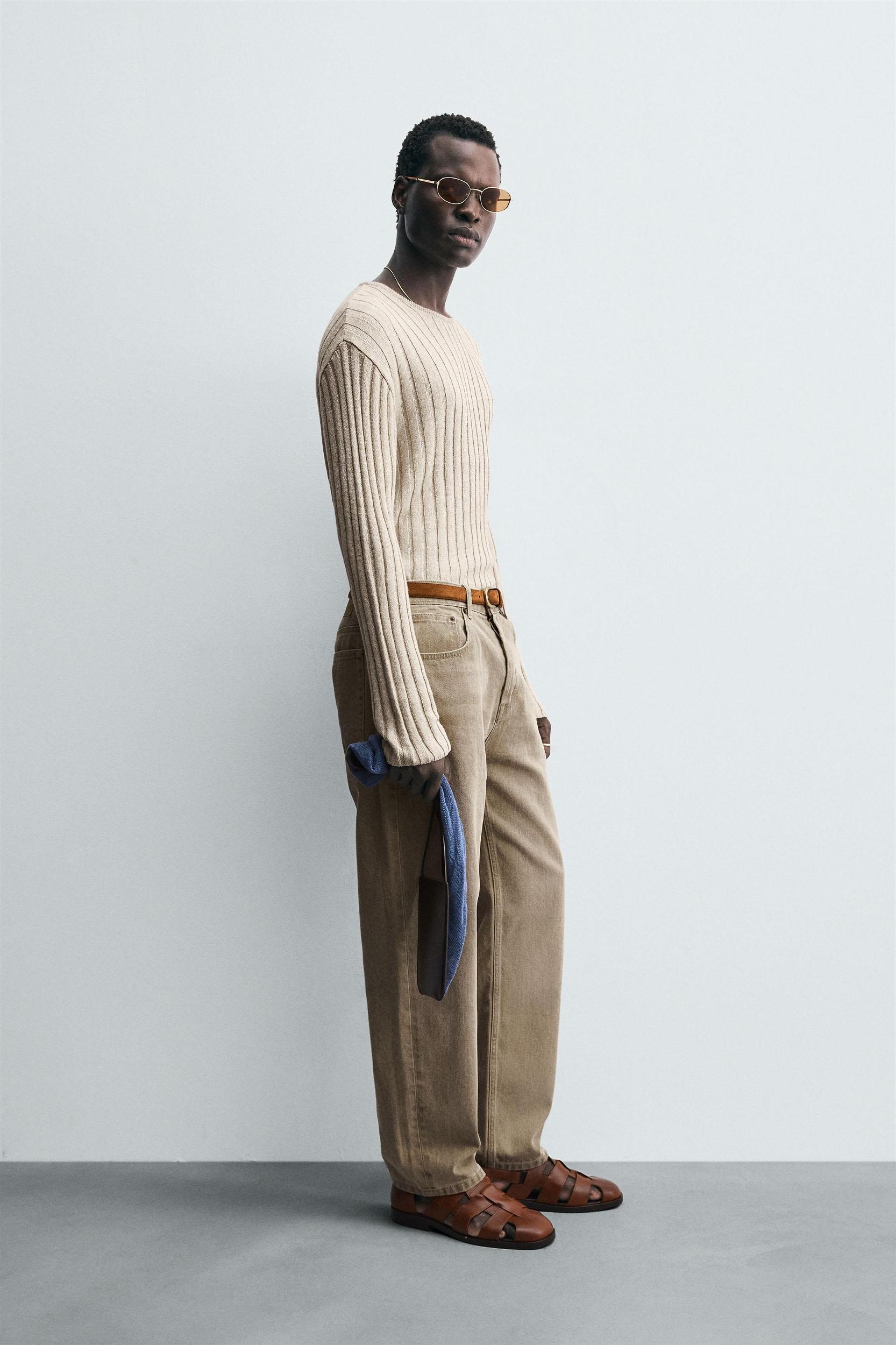 LIGHTWEIGHT RIBBED SWEATER Product Image