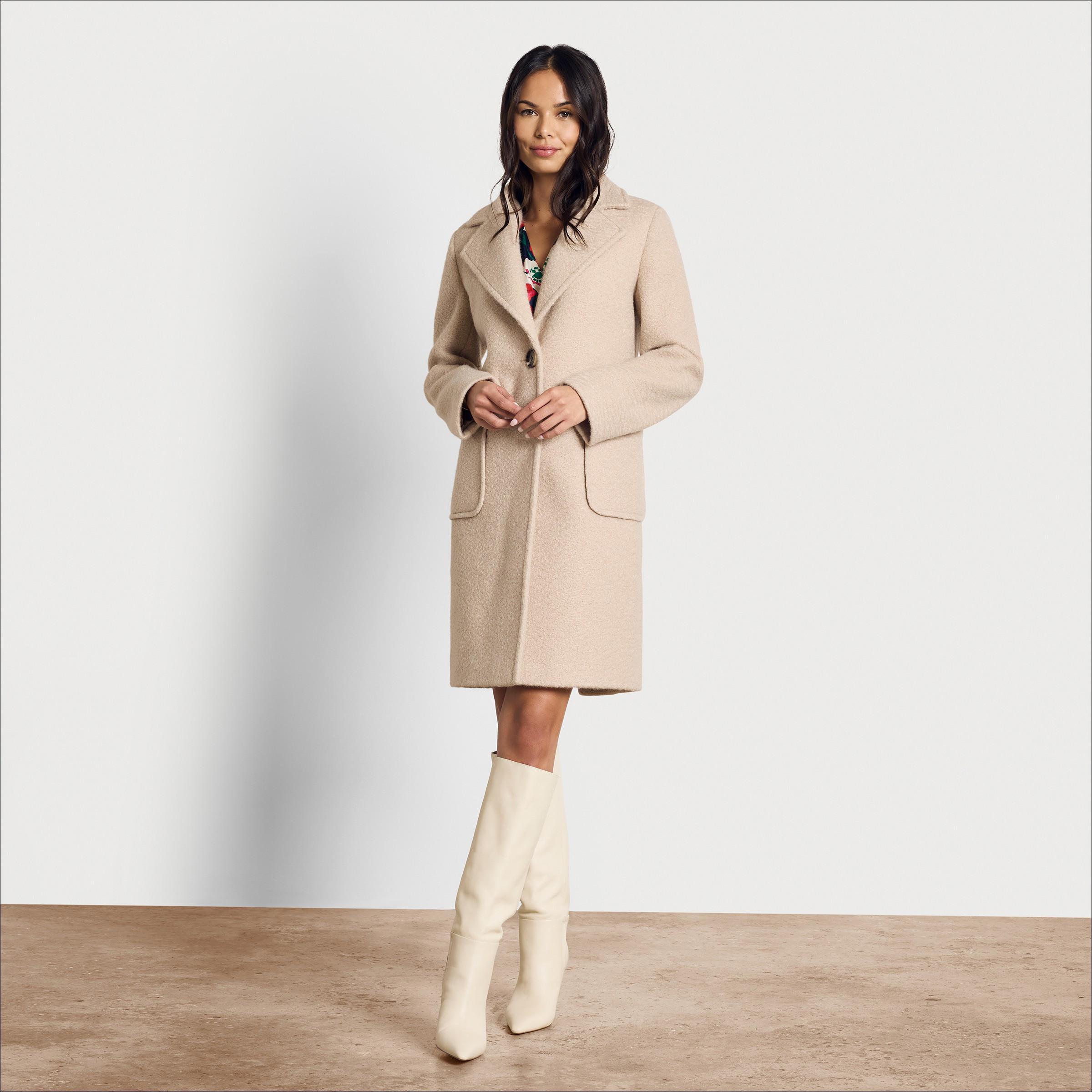 Womens Single-Breasted Coat Product Image