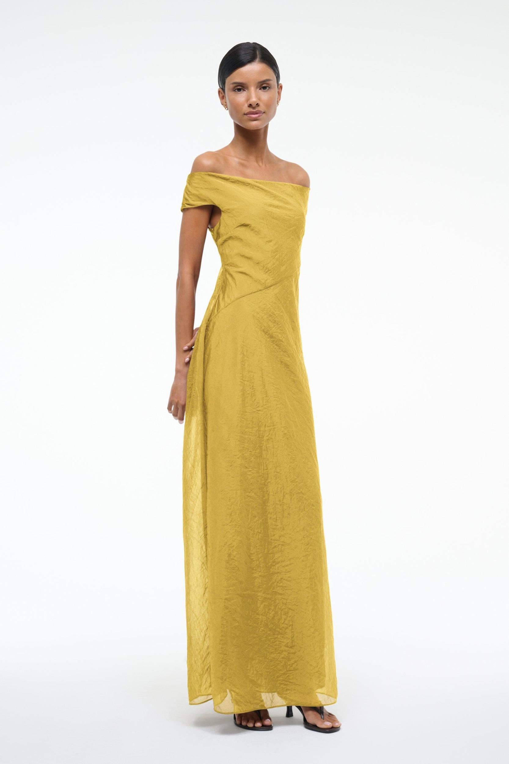 CHEYENNE DRESS | CHARTREUSE Product Image